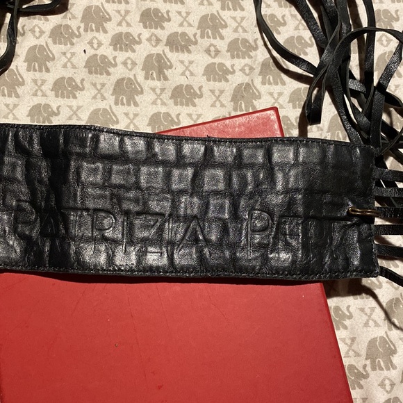 Patrizia Pepe Gorgeous Leather Lining Tassels Sparkling Belt main image 6
